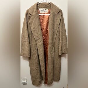 Vintage Rare Hytken’s Louisville Women's Brown Trench Coat